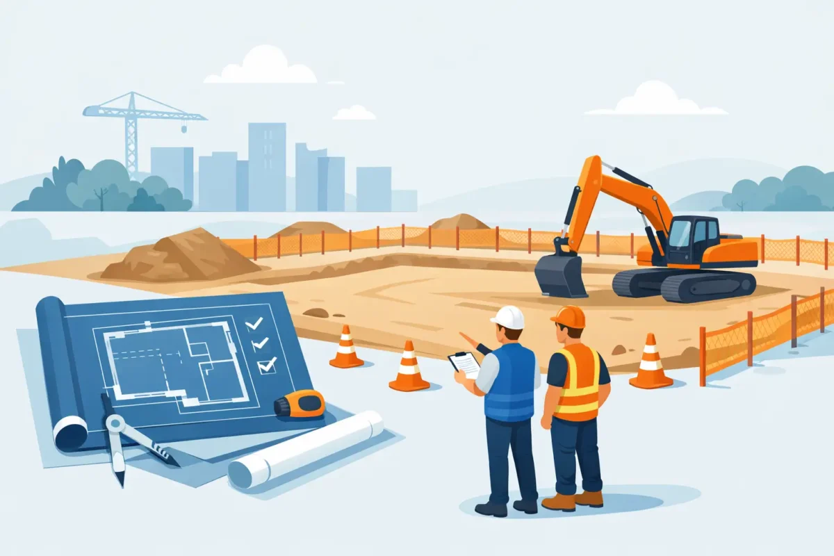 كيفية تجهيز موقع البناء للبدء بشكل صحيح