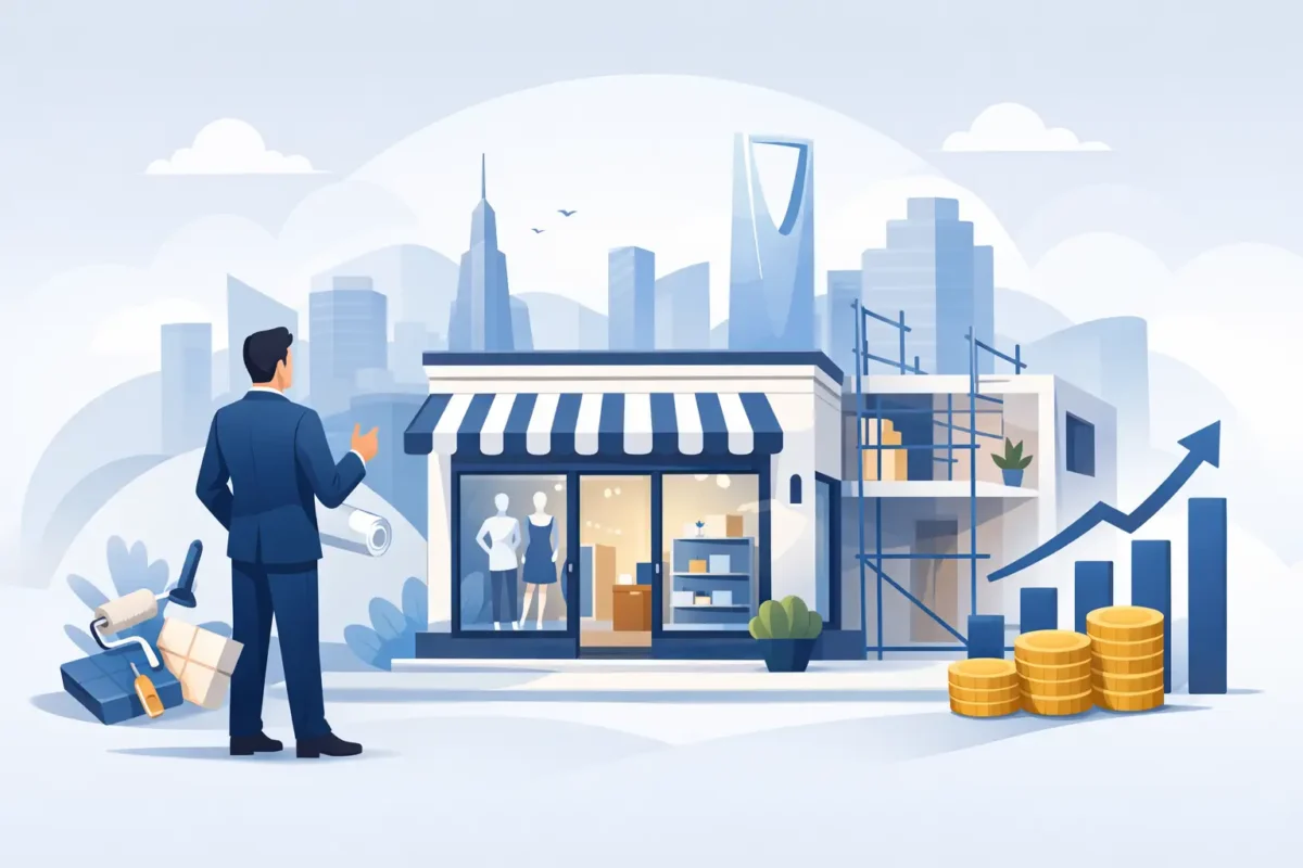 تشطيب محلات في الرياض يرفع قيمة مشروعك