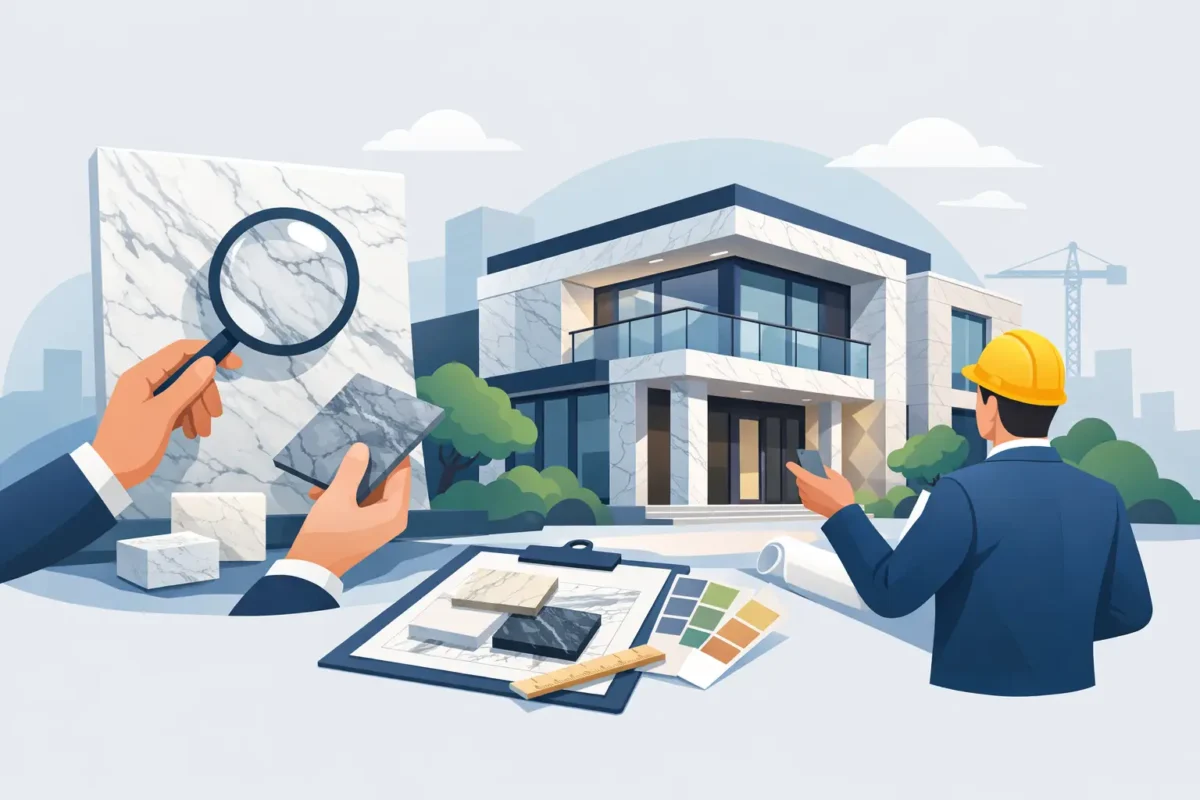 كيفية اختيار رخام الواجهات لمشروع يدوم